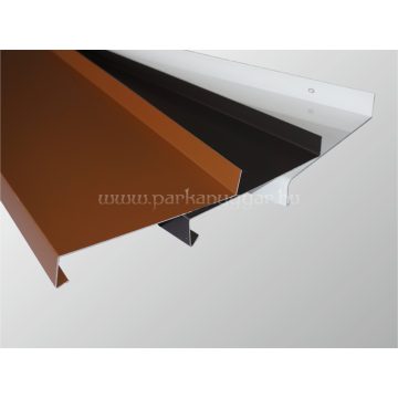 090mm széles hajlított alumínium párkány RAL 8011
