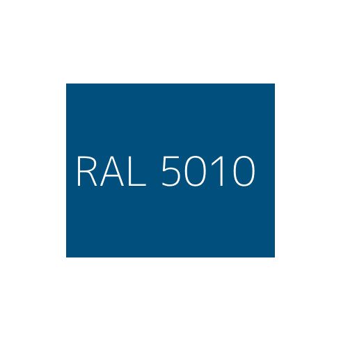 360mm széles Kék hajlított alumínium párkány RAL 5010