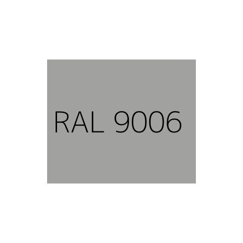 360mm széles Világos Ezüst hajlított alumínium párkány RAL 9006