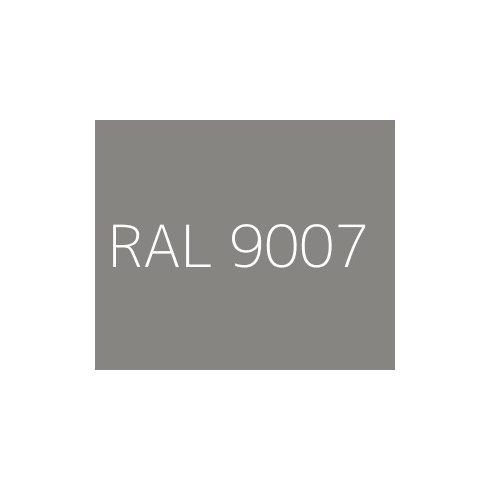 110mm széles Sötét Ezüst hajlított alumínium párkány RAL 9007
