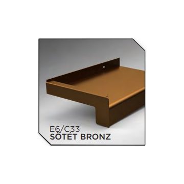   320mm Extrudált alumínium párkány C32 Eloxált felülettel