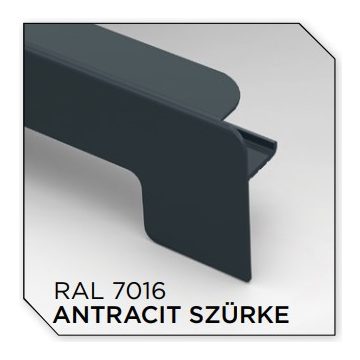 Alu végzáró Antrazit