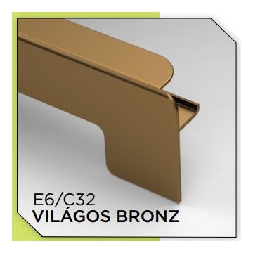 Alu végzáró Eloxált Választható színben