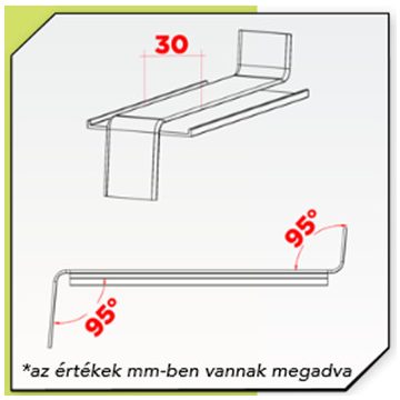 ALU hossztoldó egyedi RAL színben