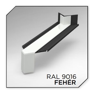 ALU sarok összekötő 90 Fok Fehér