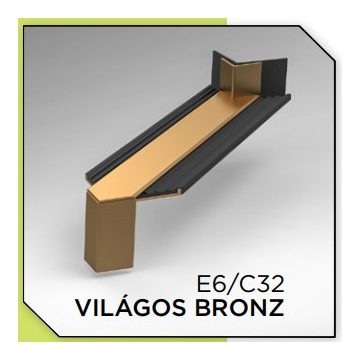 ALU sarok összekötő 90 Fok Elox választható színben