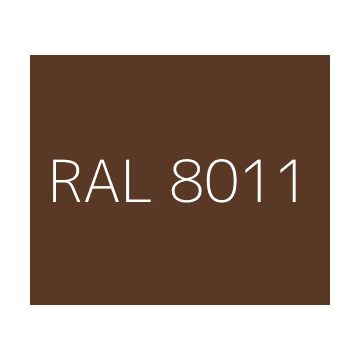 Hajlított alumínium ablakpárkány barna RAL 8011