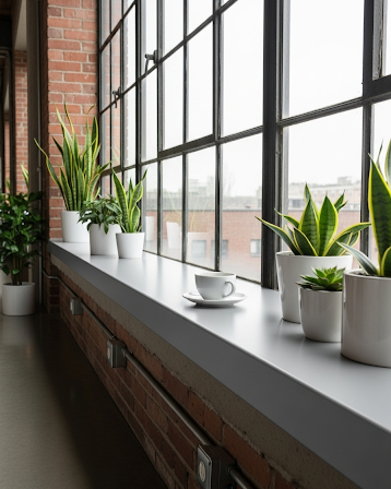 Párkány inspiráció loft lakásokba – ipari stílusban 