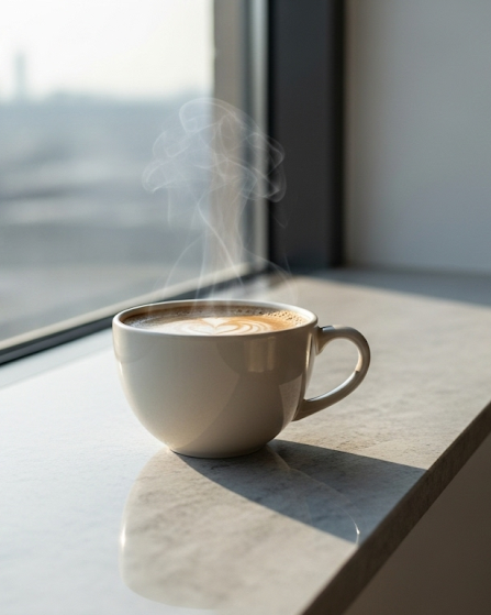 Kávé a párkányon – reggeli rituálék otthon 