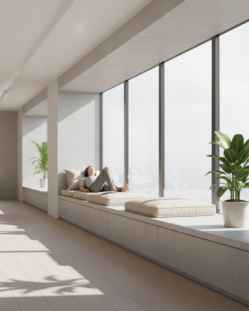 Zene és párkány – a legjobb hely a relaxációhoz 