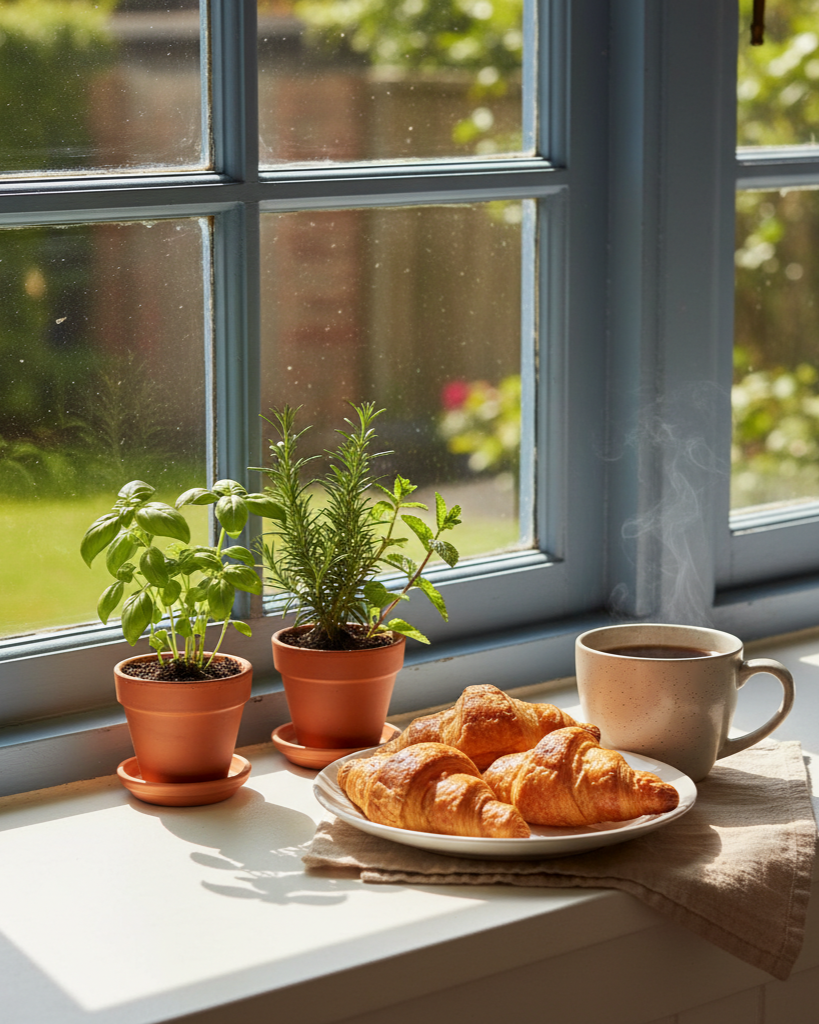 Ablakpárkány és gasztronómia