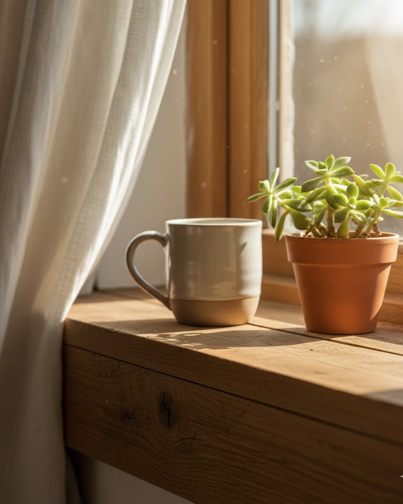 A fa melege az ablakban – miért választják újra sokan a természetes párkányt?