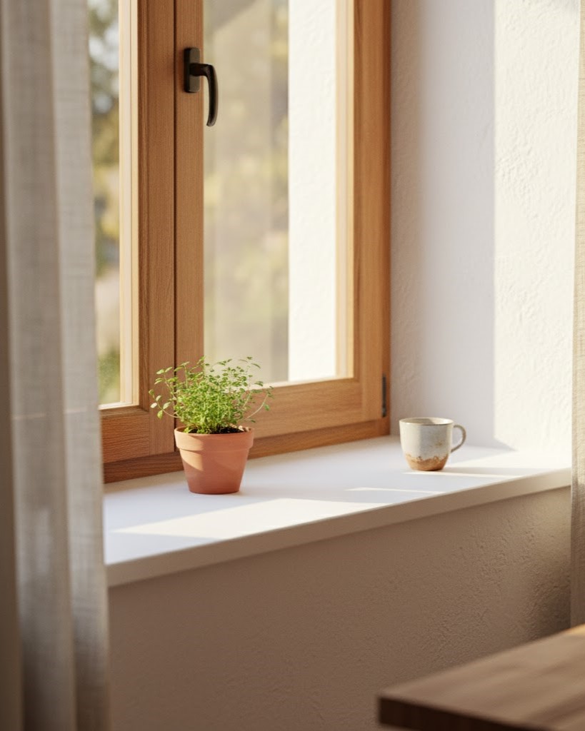 Fa és kő kombinációk skandináv és mediterrán stílusban 